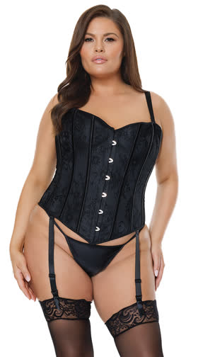 Plus Size Classic Satin Corset