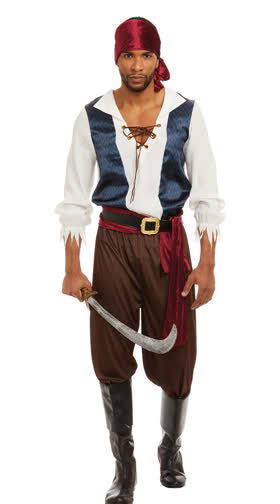 Men's Below Deck Buccaneer Costume