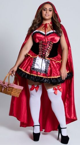 Plus Size Little Red Costume