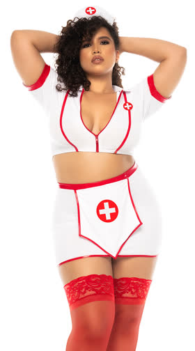 Plus Size Healing Touch Nurse Costume
