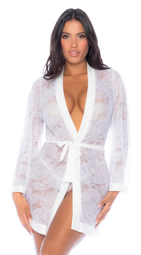 Lace Bridal Robe