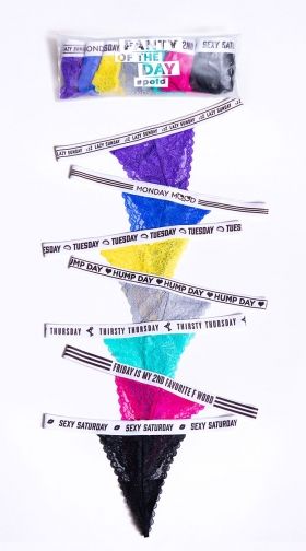Plus Size Days of The Week Panty Pack