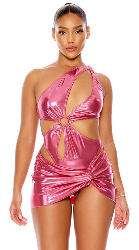 Acapulco Metallic Pool Sarong Skirt