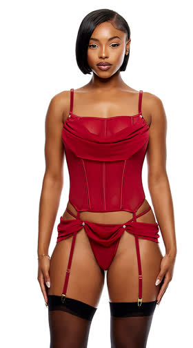 Princess Treatment Draped Bustier