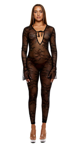 Take It Easy Lounge Lace Jumpsuit