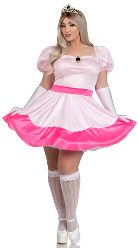 Plus Size Princess Peach Costume