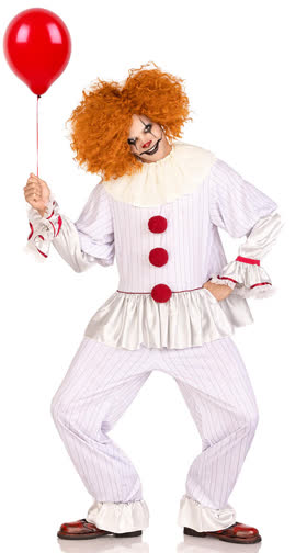 Men's Killer Clown Costume