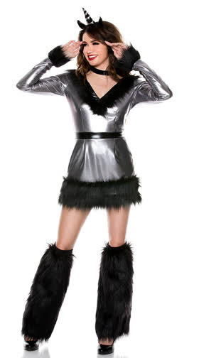 Fantasy Dark Unicorn Costume