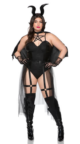 Plus Size Dark Devil Costume 