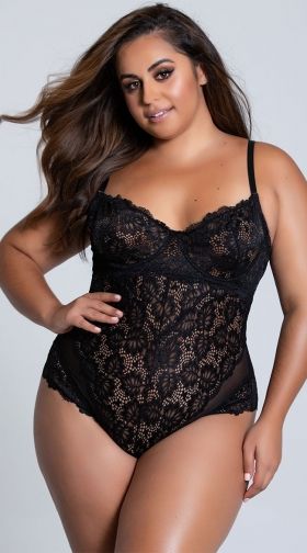 Plus Size Paige Perfect Lace Teddy