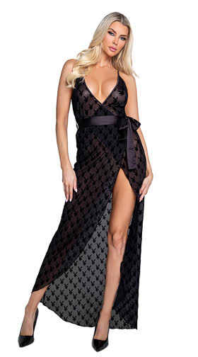 Playboy Bunny Noir Lingerie Gown
