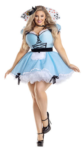 Plus Size Deck of Cards Alice Costume