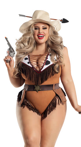 Plus Size Wild West Hottie Costume