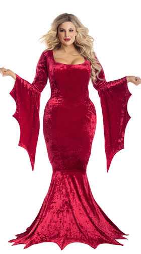 Plus Size Vamp Dress Costume