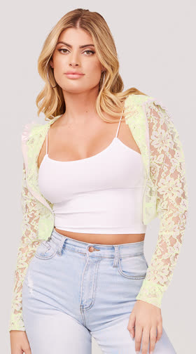 Mini Midriff Lace Hoodie