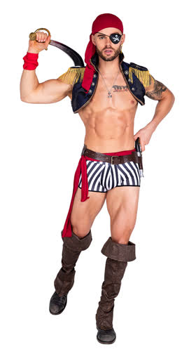 Men's Captain Hunk Costume