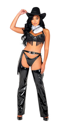 Midnight Gunslinger Cowgirl Costume