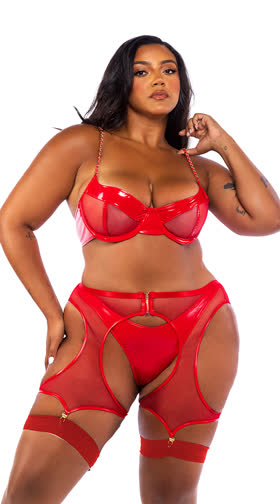 Queen Midnight Minx Chaps Set