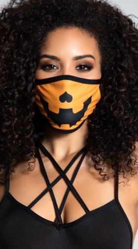 Pretty Pumpkin Face Mask