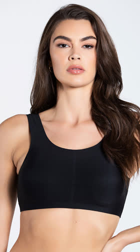 Priscilla Removable Pads Black Bra