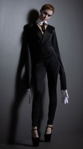 Creepy Slim Man Costume